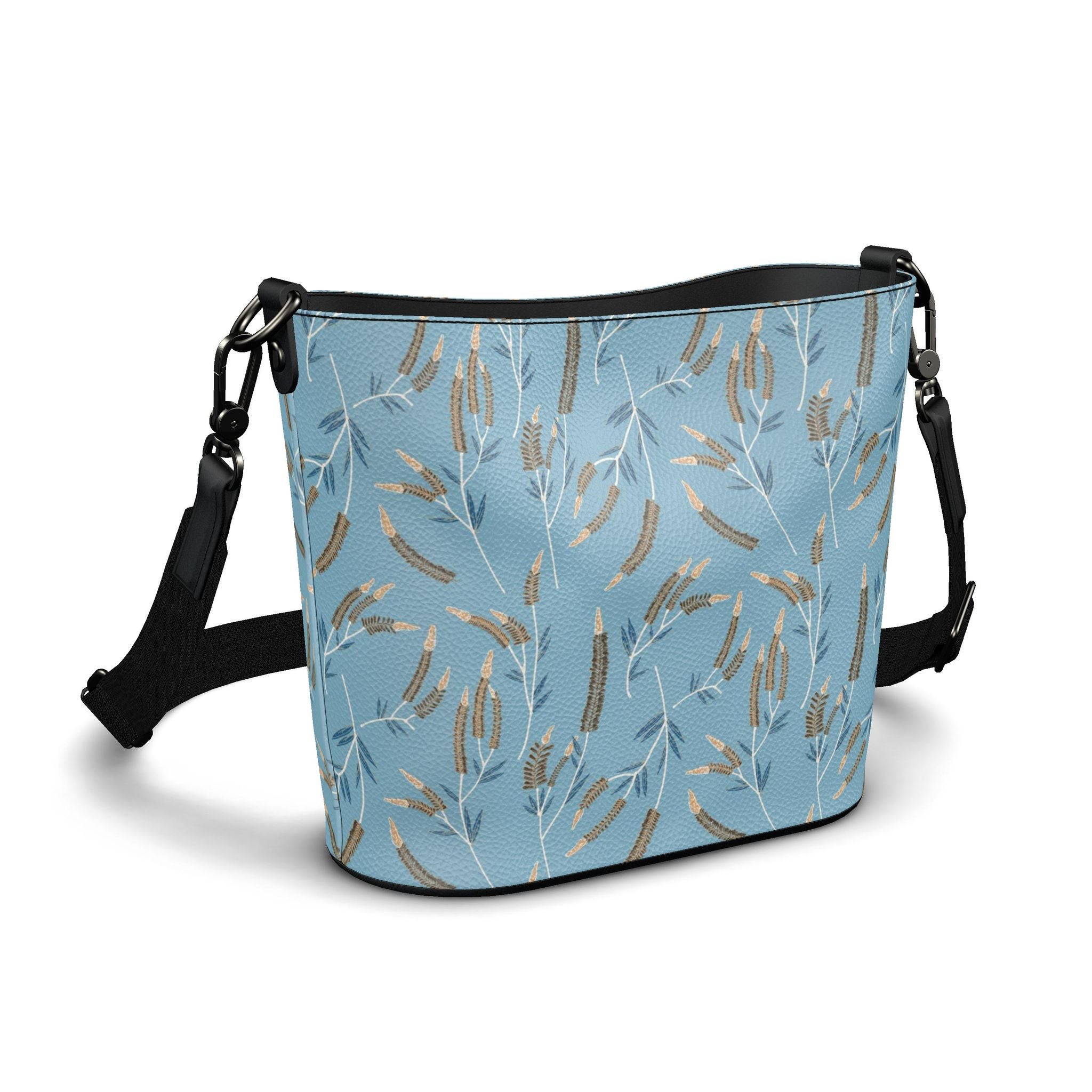 Penzance Large Leather Bucket Tote | Sage Herbarium - 03