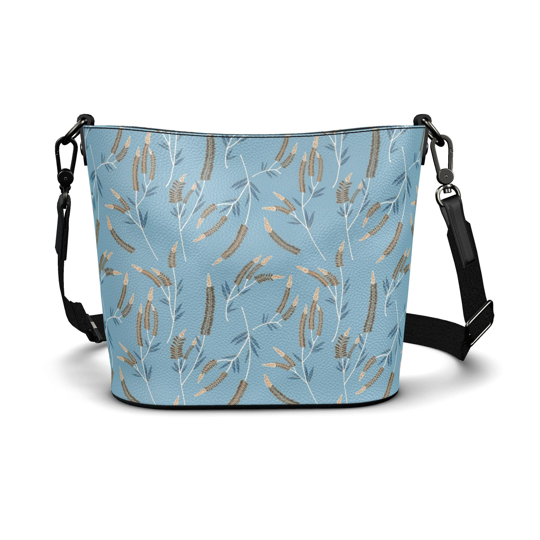 Penzance Large Leather Bucket Tote | Sage Herbarium - 03