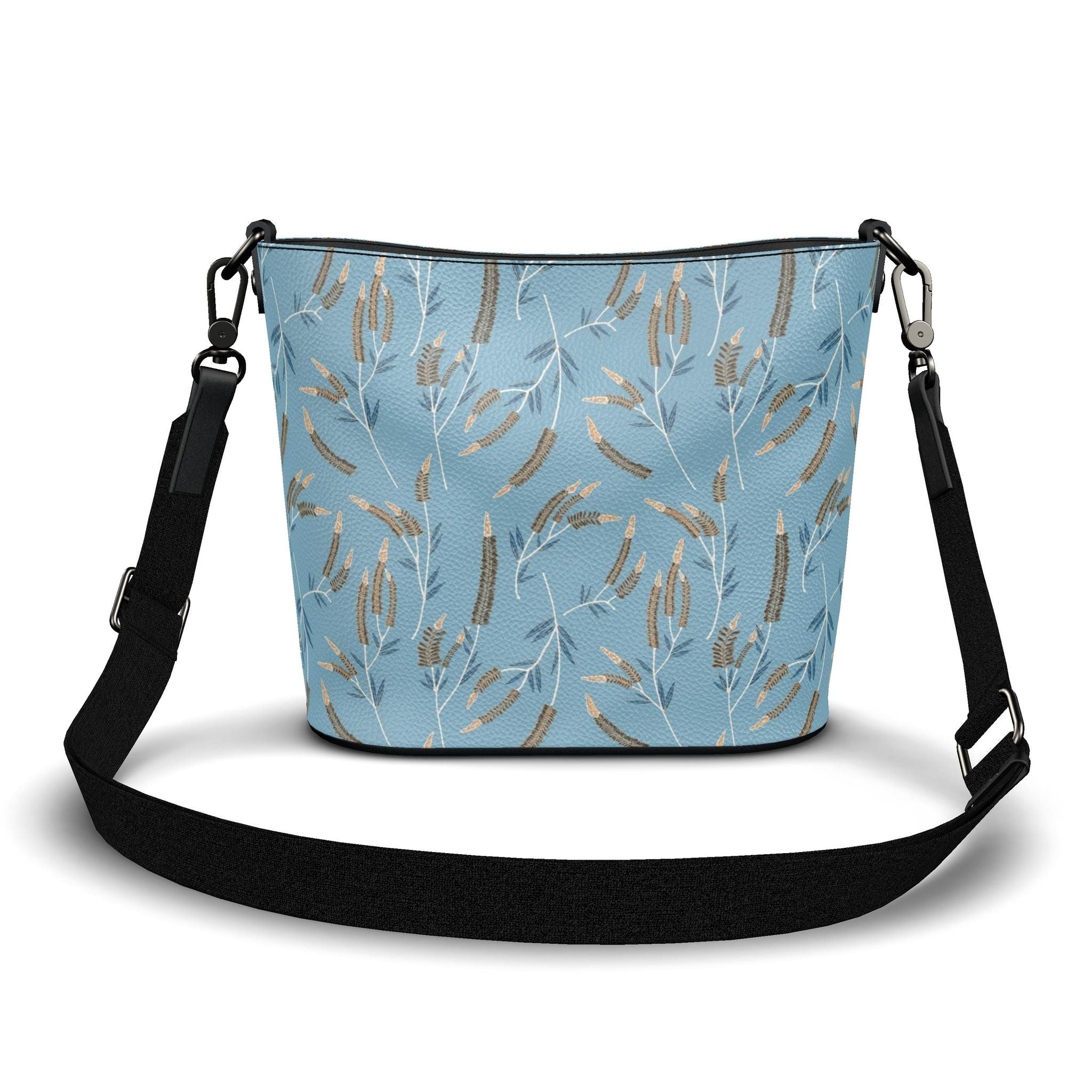 Penzance Large Leather Bucket Tote | Sage Herbarium - 03