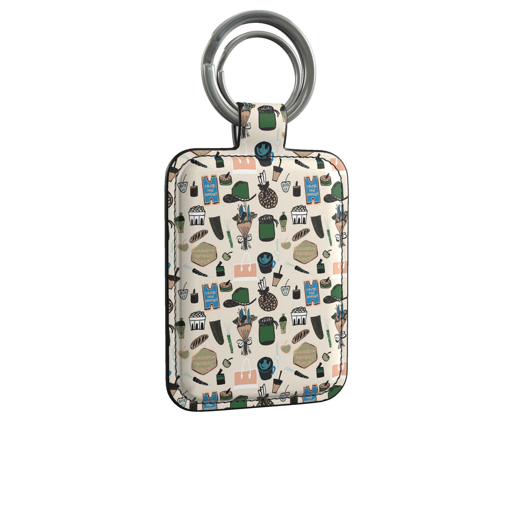 Leather Keyring | Saturday at the Market - 02