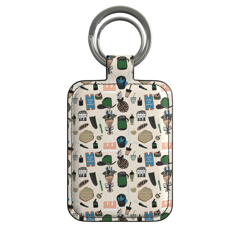 Leather Keyring | Saturday at the Market - 02