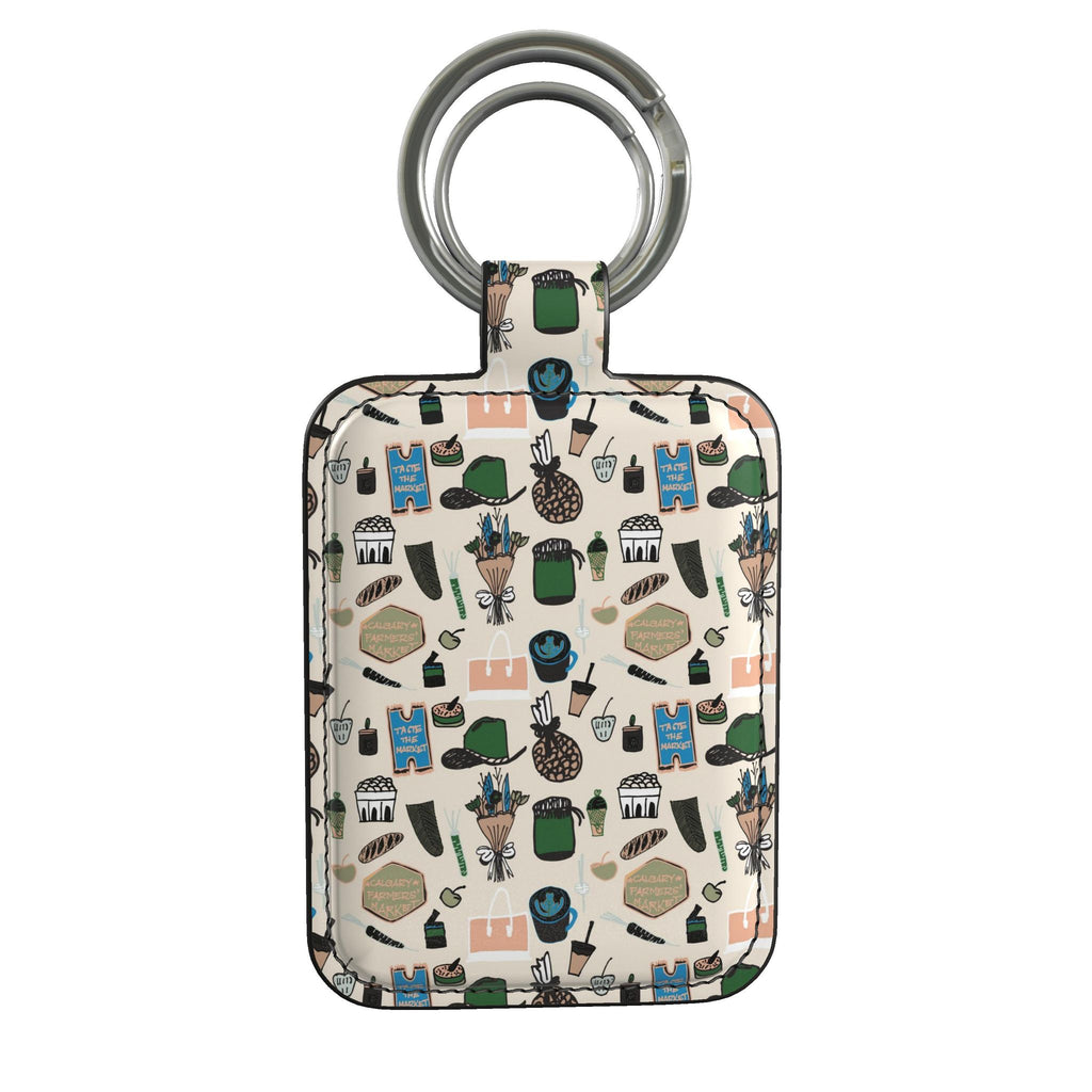Leather Keyring | Saturday at the Market - 02