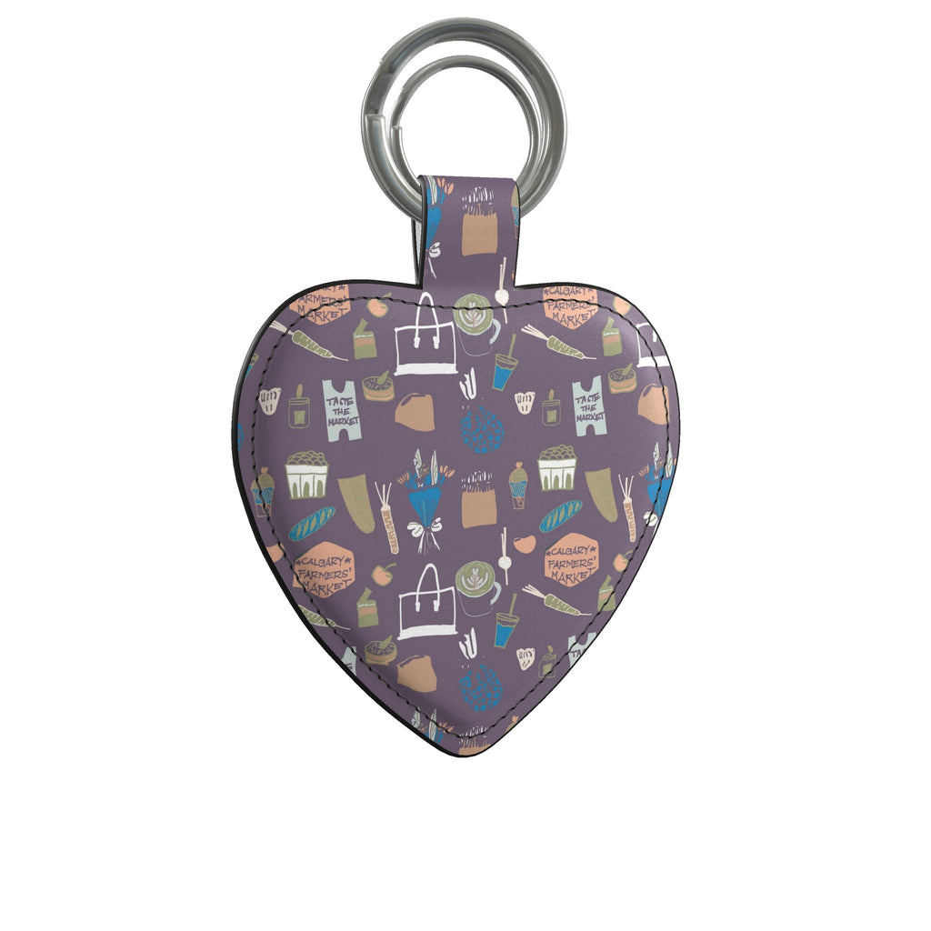 Leather Keyring | Saturday at the Market - 11