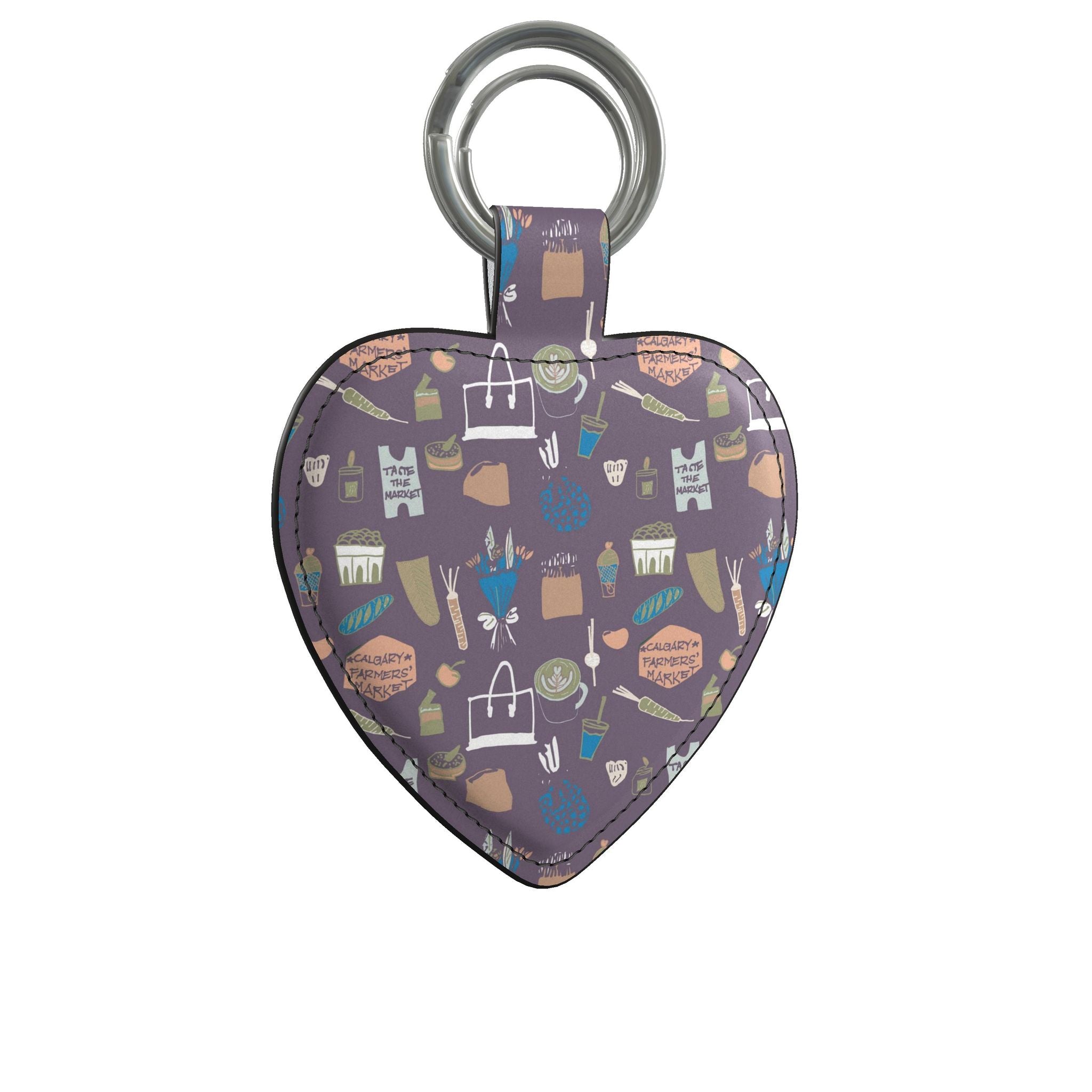 Leather Keyring | Saturday at the Market - 11