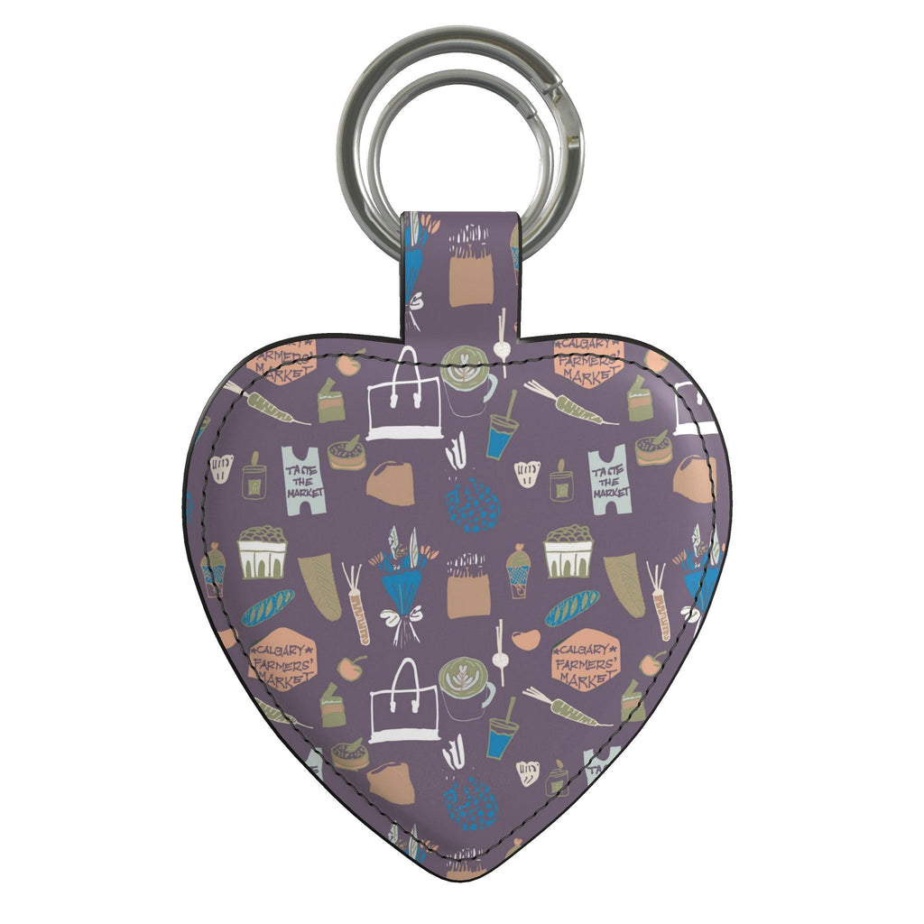 Leather Keyring | Saturday at the Market - 11