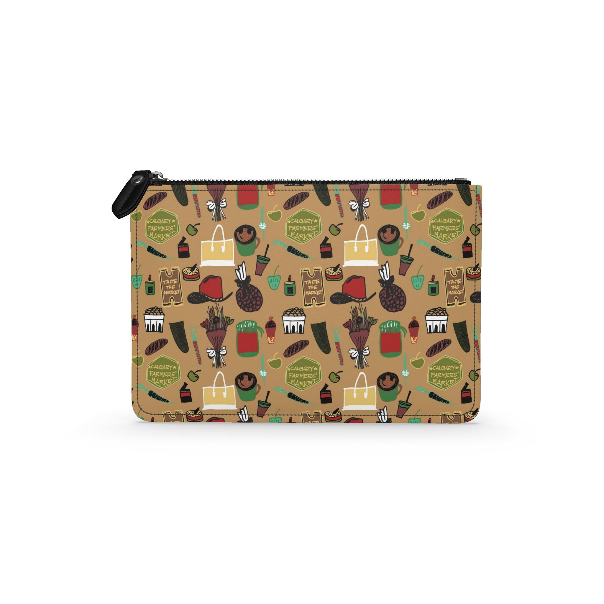 Leather pouch | Saturday at the Market - 01
