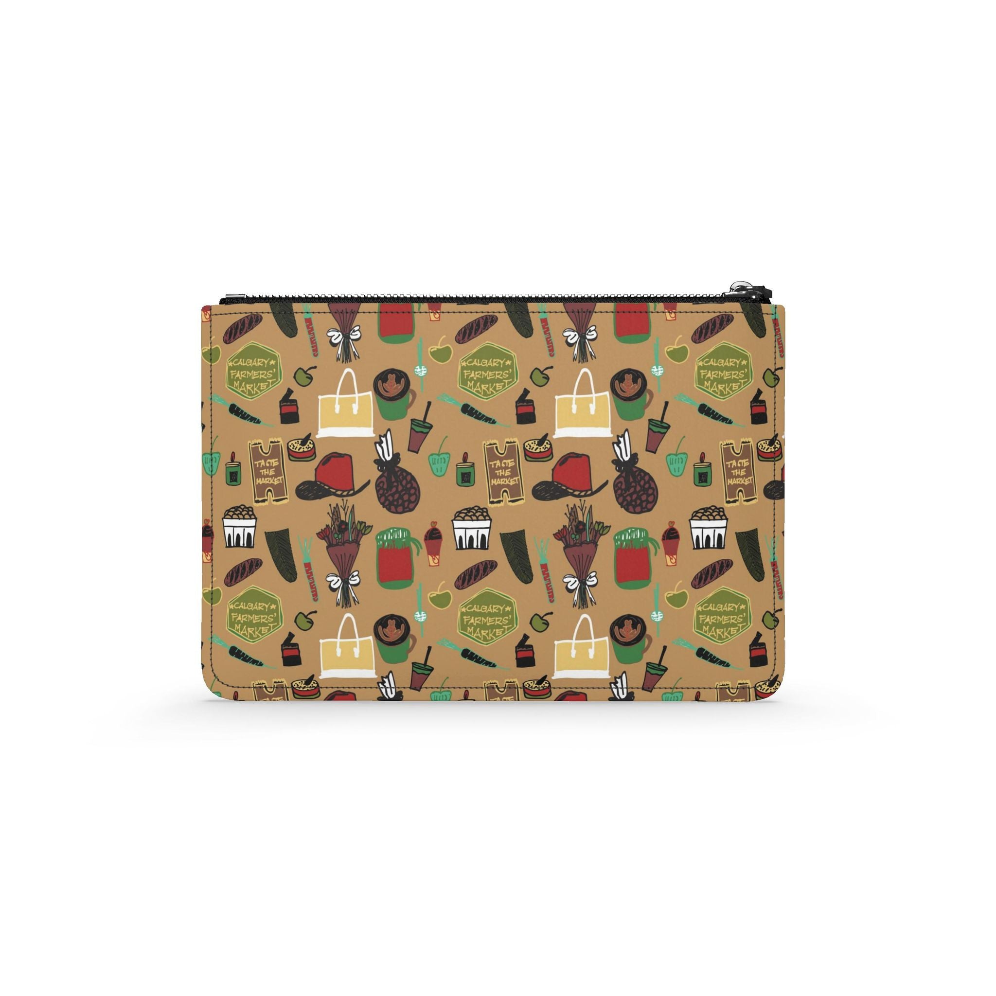Leather pouch | Saturday at the Market - 01