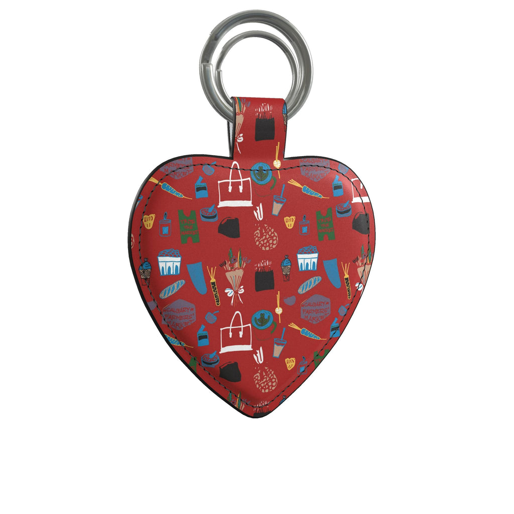 Leather Keyring | Saturday at the Market - 12