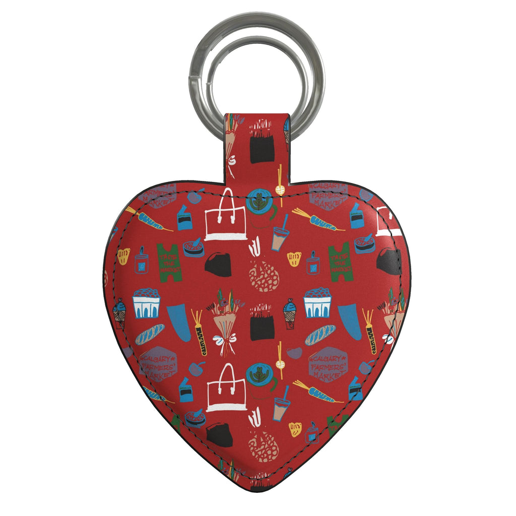 Leather Keyring | Saturday at the Market - 12