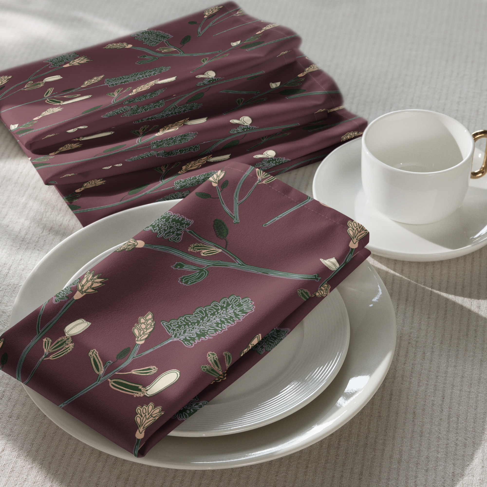 Cloth napkin set | Garden Reverie - 11