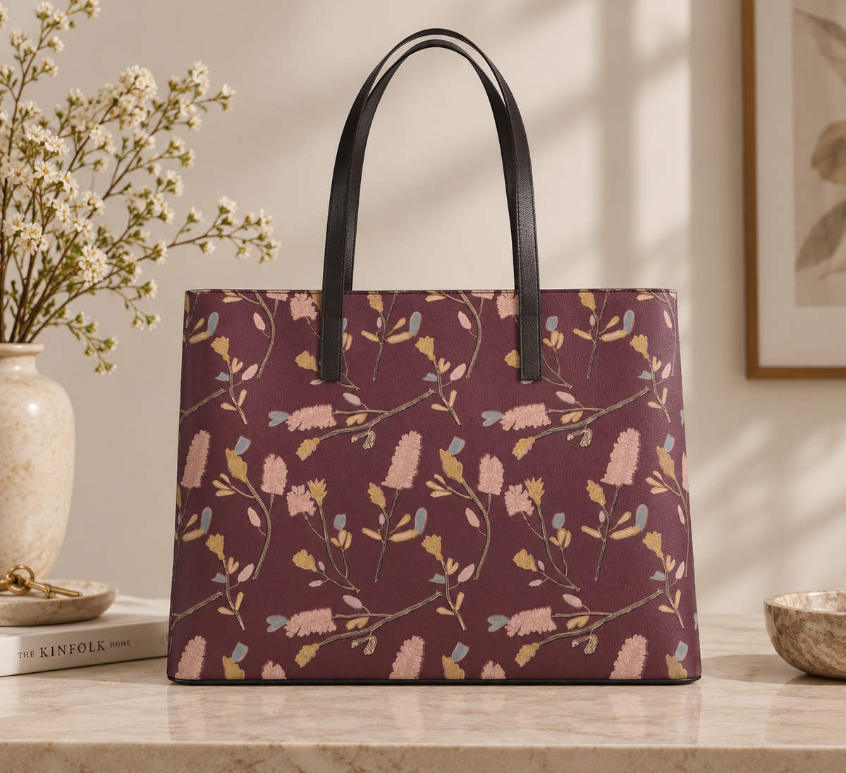 Large Kika Tote | Garden Reverie - B08