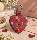 Leather Keyring | Saturday at the Market - 12