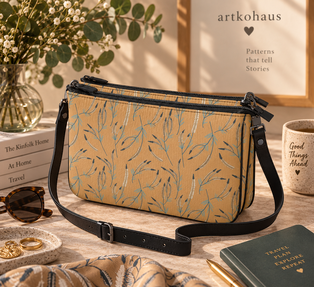 Pochette Double Zip Bag | Sage Herbarium - 15